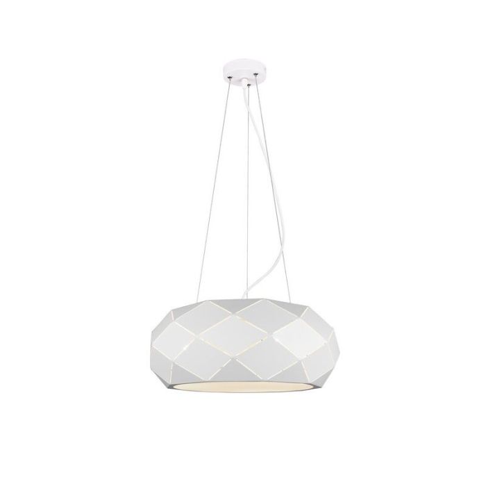Lampada a sospensione moderna bianca, Soloro