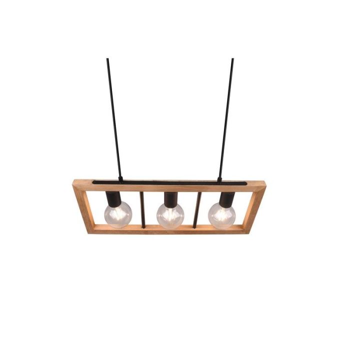 Lampada a sospensione vintage nera, Rafiq