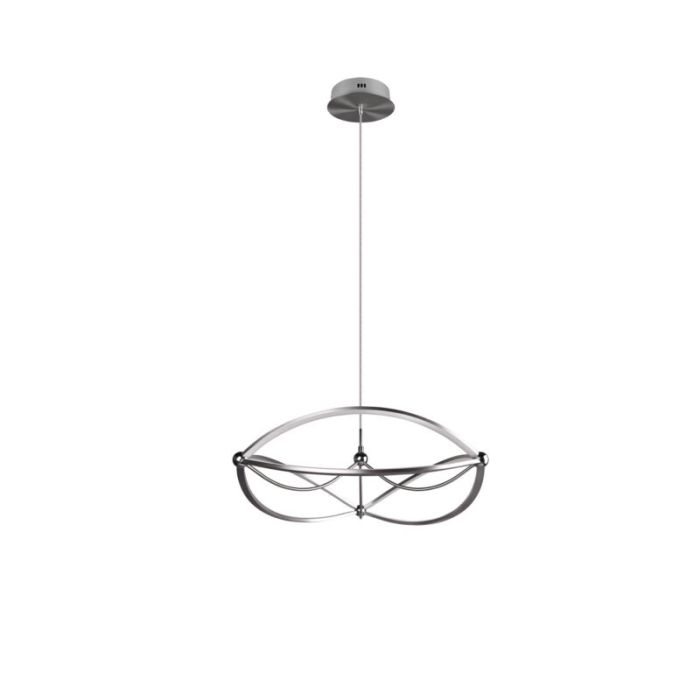 Lampada a sospensione moderna in nichel, Remy, 42W, 3000K LED