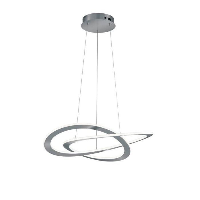 Lampada a sospensione moderna in nichel, Jamilla, 52W, 3000K LED