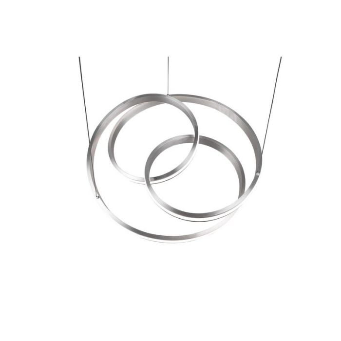 Lampada a sospensione moderna in nichel, Elyse, 60W, colore regolabile LED