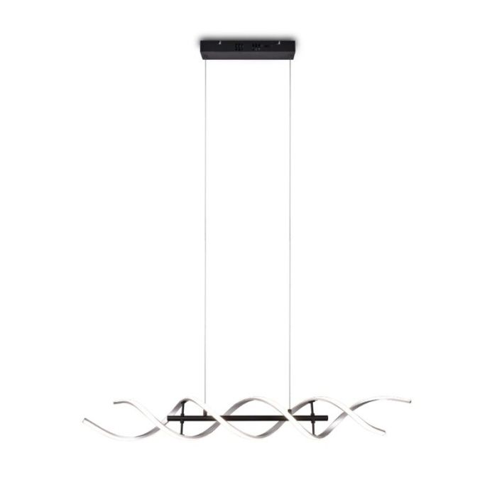 Lampada a sospensione design cromata, Sylvian, 45W, bianco regolabile tra caldo e freddo LED, dimmer in 3 fasi