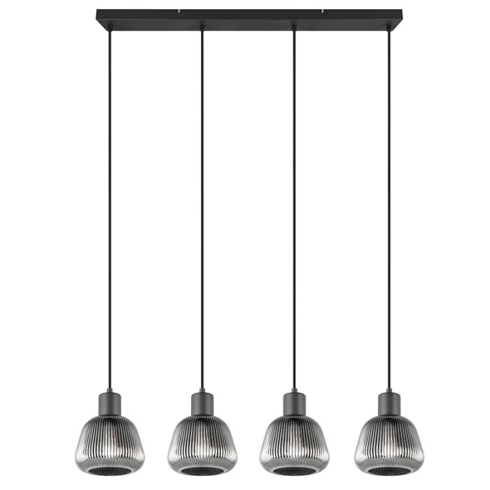 Lampada a sospensione moderna nera, Meriem