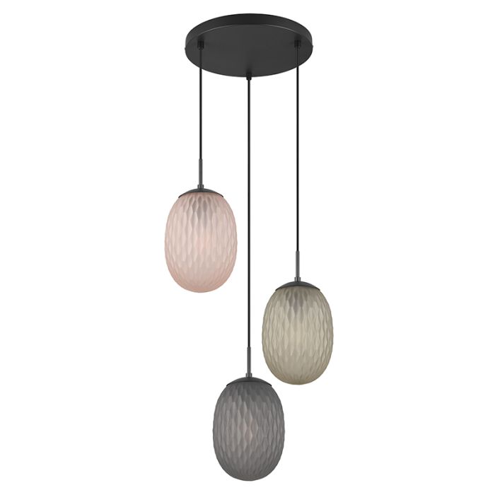 Lampada a sospensione design multicolore, Danyal