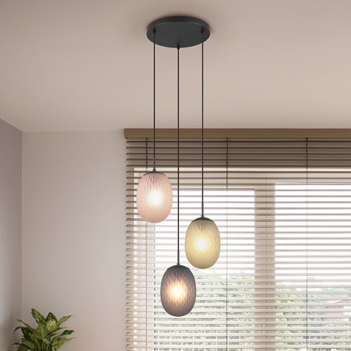 Lampada a sospensione design multicolore, Danyal