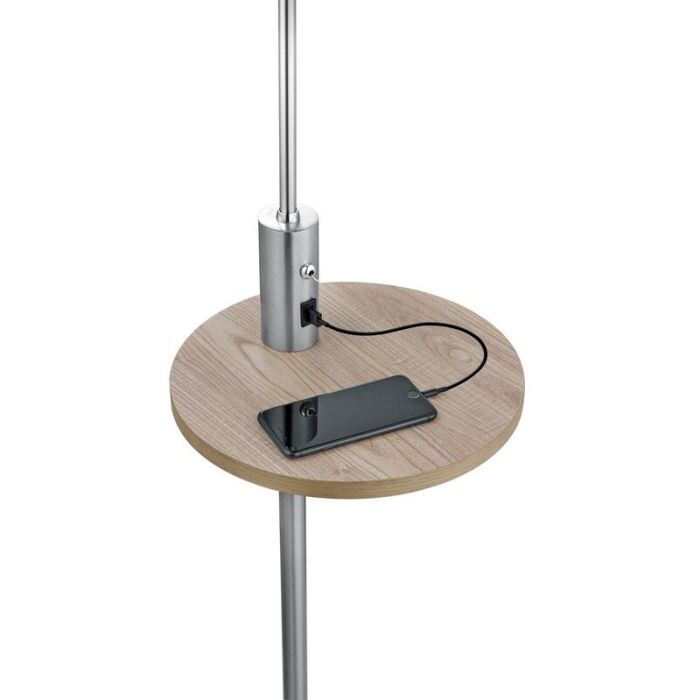 Lampada da terra moderna grigia, Logiso
