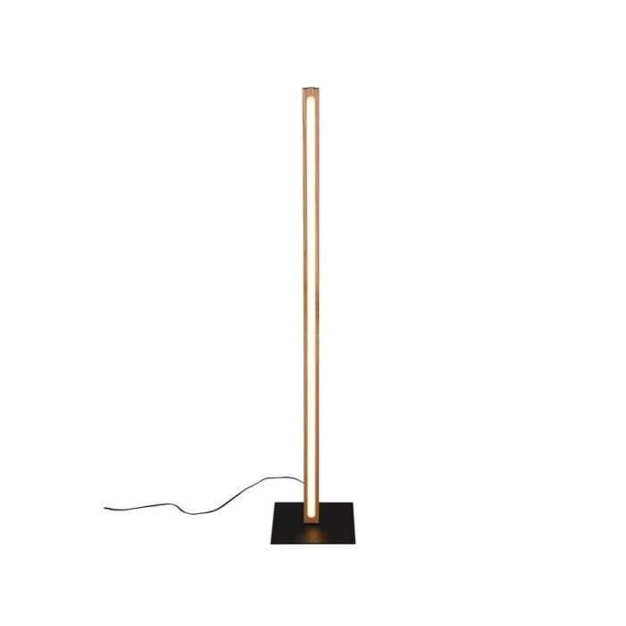 Piantana da lettura da terra in legno, Kelley, 20W, 3000K LED, con interruttore