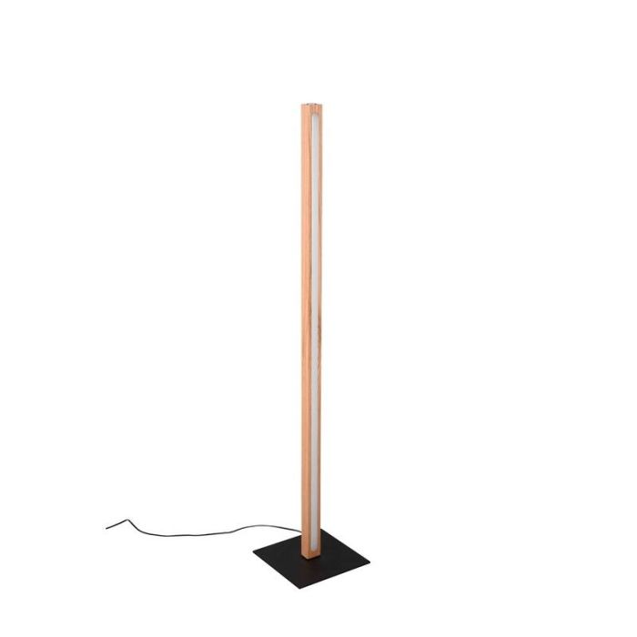 Piantana da lettura da terra in legno, Kelley, 20W, 3000K LED, con interruttore