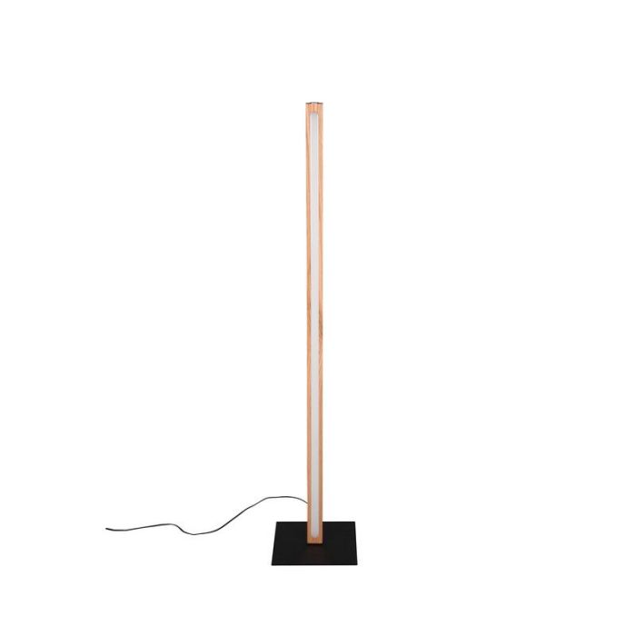 Piantana da lettura da terra in legno, Kelley, 20W, 3000K LED, con interruttore