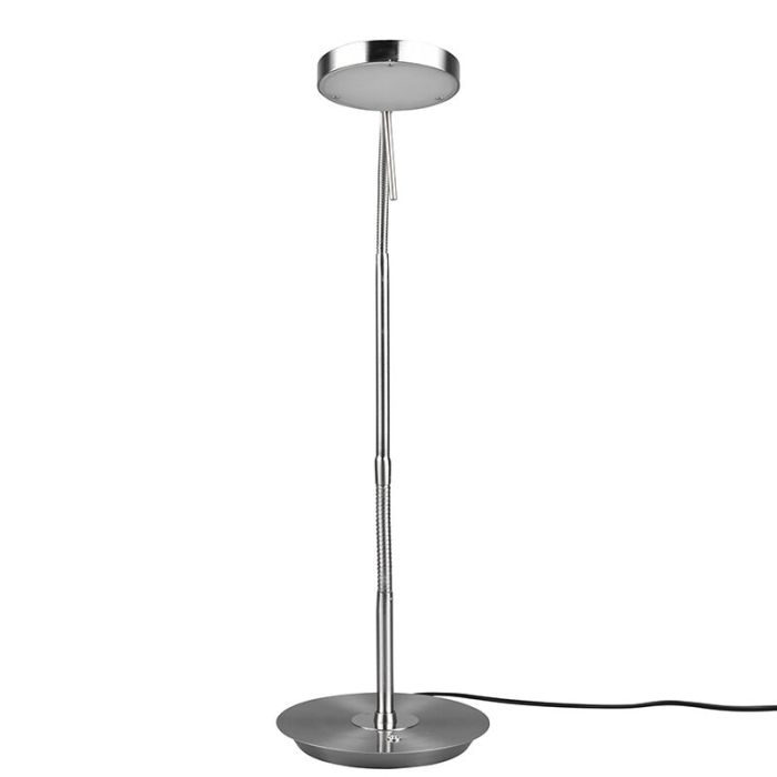 Lampada da tavolo moderna in nichel, Bilge, 12W, colore regolabile LED, con interruttore