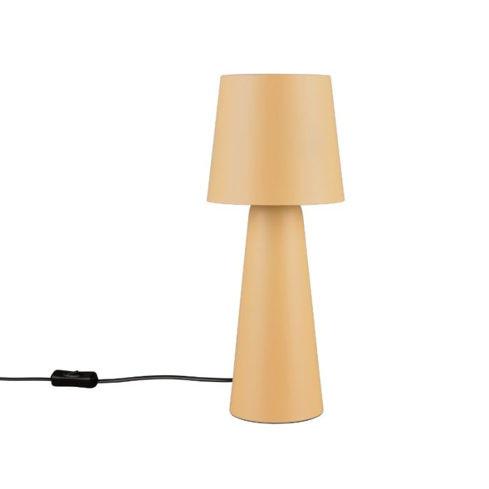 Lampada da tavolo moderna beige, Lillyam, con interruttore