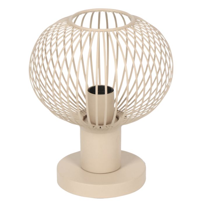 Lampada da tavolo industriale beige, Gjalt
