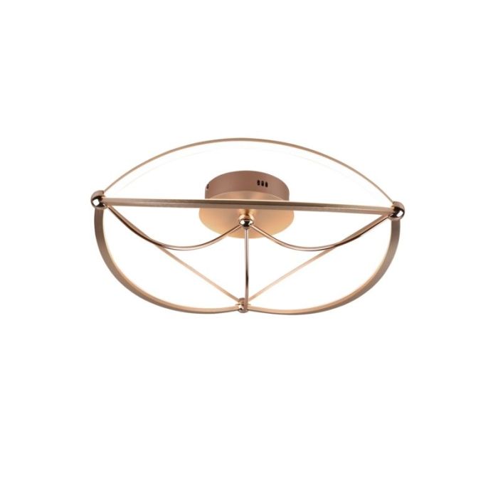 Plafoniera moderna in ottone, Remy, 42W, 3000K LED