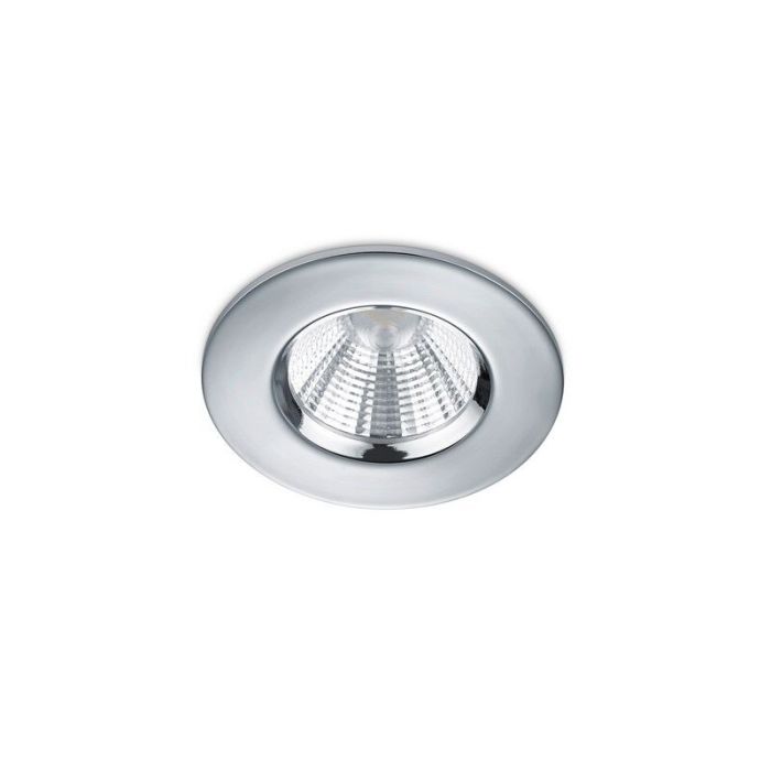 Faretto da incasso per bagno moderno cromato, Iman, 5W, 3000K LED, IP65