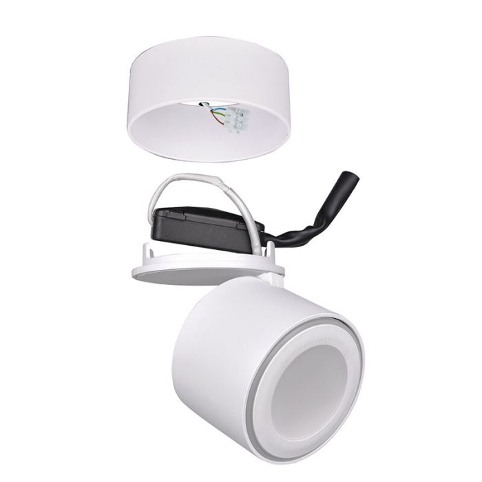 Plafoniera moderna bianca, Jorno, 3,5W, 3000K LED