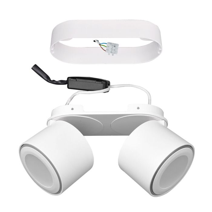Plafoniera moderna bianca, Jorno, 3,5W, 3000K LED