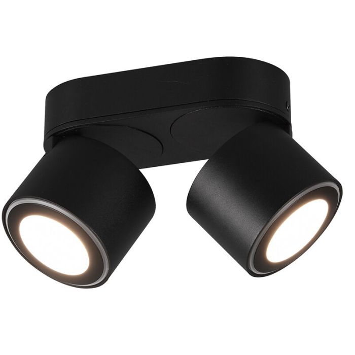 Plafoniera moderna nera, Jorno, 3,5W, 3000K LED