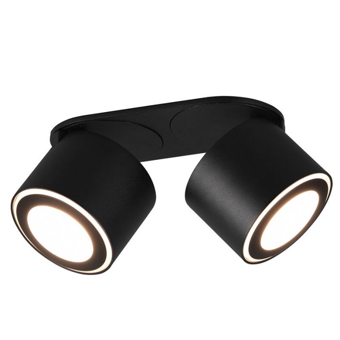 Plafoniera moderna nera, Jorno, 3,5W, 3000K LED