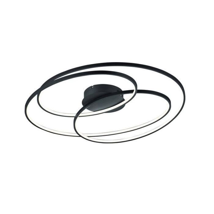 Plafoniera moderna nera, Sabra, 50W, 3000K LED