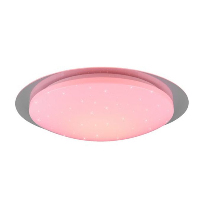 Lampada da soffitto da bagno moderna bianca, Marlena, 18,5W, 4000K LED, IP44, con telecomando