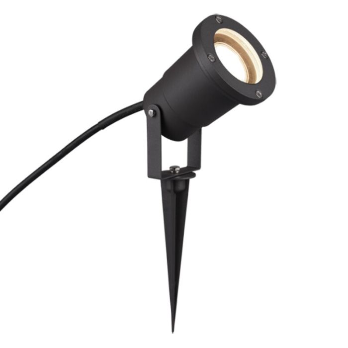 Faretto da giardino moderno antracite, Tau, IP65