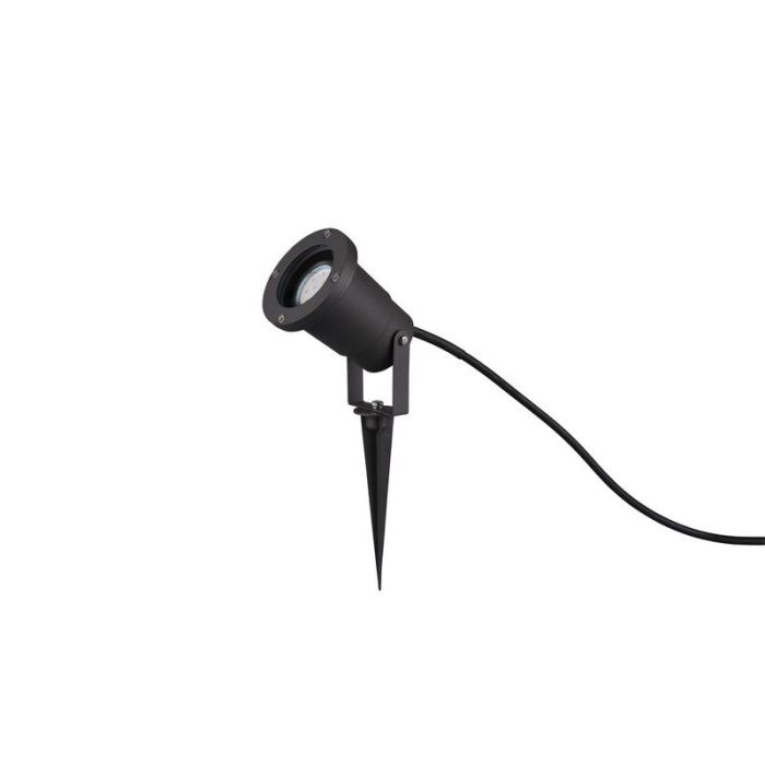 Faretto da giardino moderno antracite, Tau, IP65