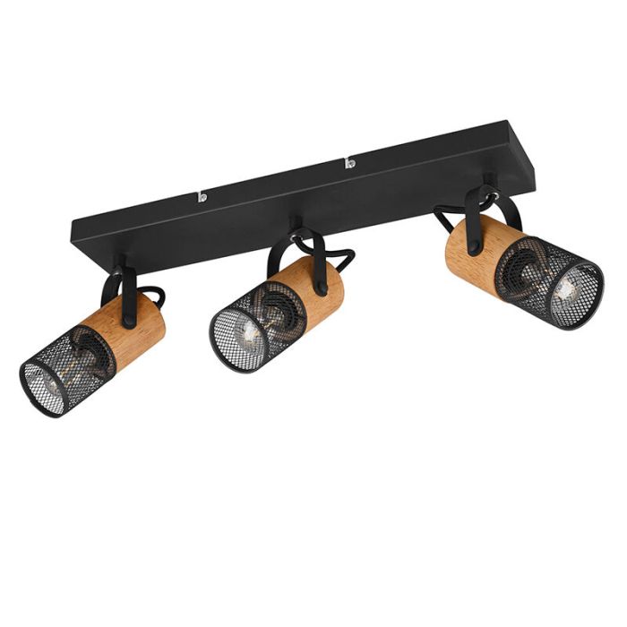 Faretto da soffitto vintage nero, Jessica