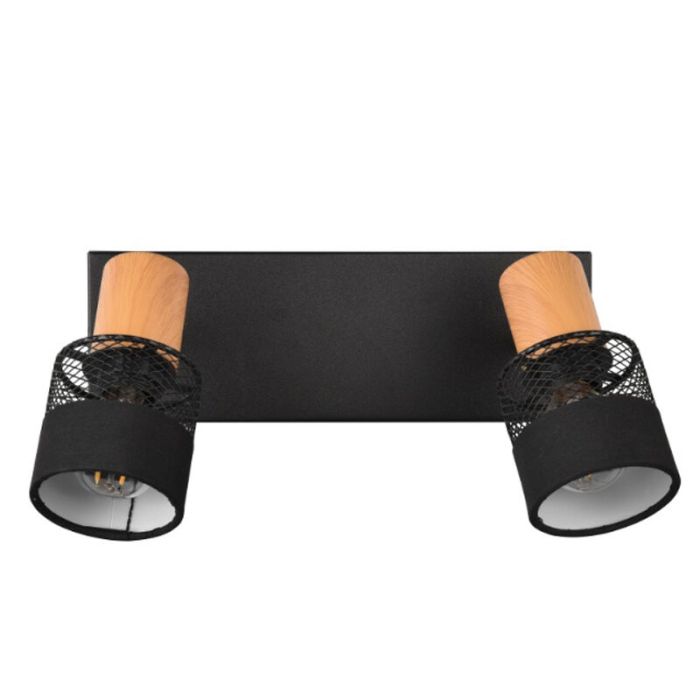 Faretto da soffitto retrò nero, Solmaz