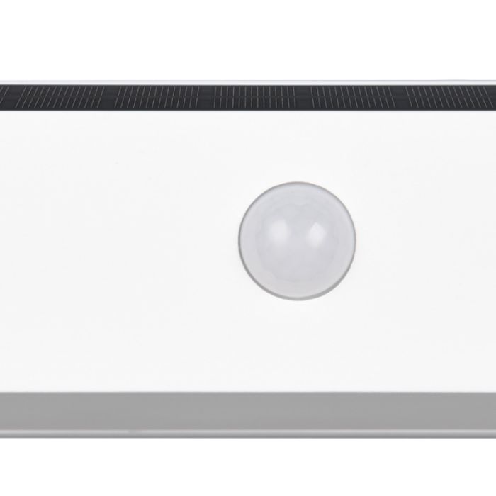 Applique da esterno solare moderna bianca, Ravindra, 6W, 4000K LED, IP44