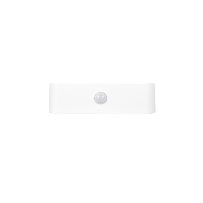 Applique da esterno solare moderna bianca, Pytsje, 6W, 4000K LED, IP44, con interruttore