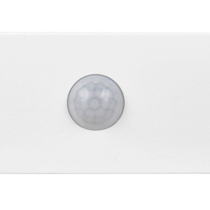 Applique da esterno solare moderna bianca, Pytsje, 6W, 4000K LED, IP44, con interruttore