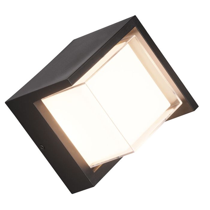 Lampada da esterno bianca in plastica, Riekje, 8W, 3000K LED, IP54