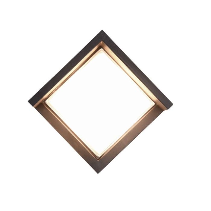 Lampada da esterno bianca in plastica, Riekje, 8W, 3000K LED, IP54