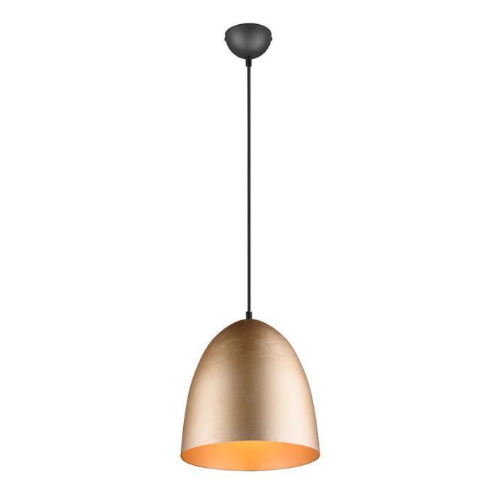 Lampada a sospensione semisfera moderna in ottone, Ingmar