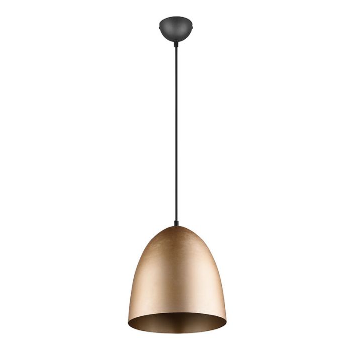 Lampada a sospensione semisfera moderna in ottone, Ingmar