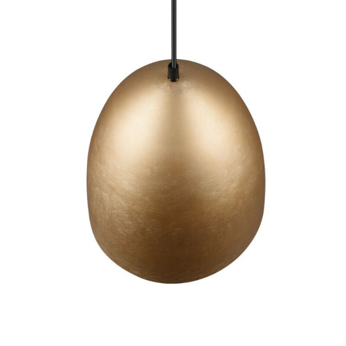 Lampada a sospensione semisfera moderna in ottone, Ingmar