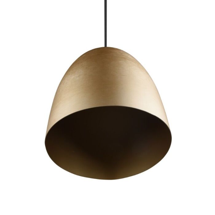 Lampada a sospensione semisfera moderna in ottone, Ingmar