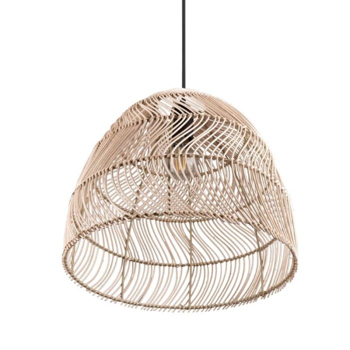 Lampada a sospensione in rattan marrone, Symon