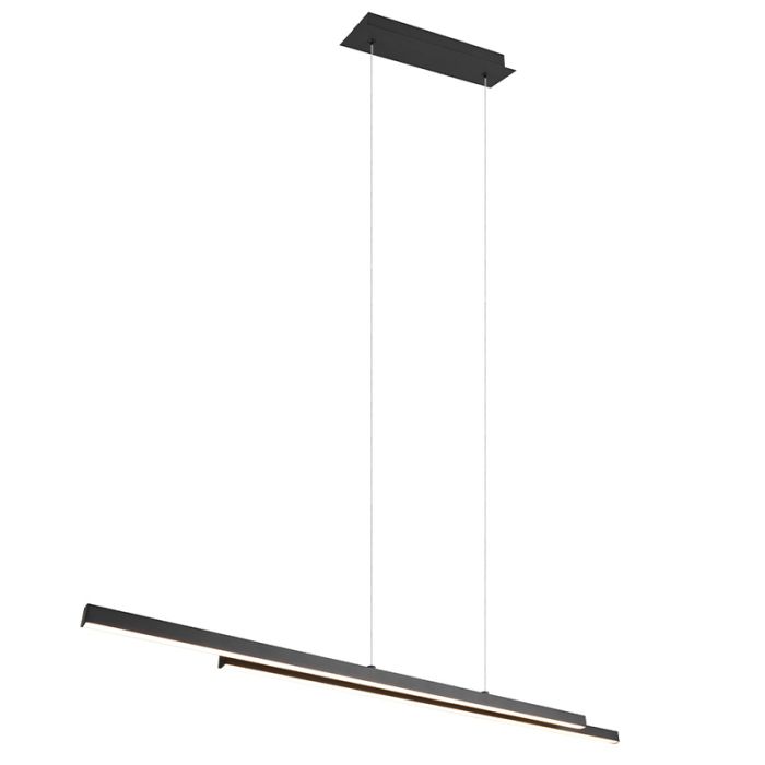 Lampada a sospensione moderna nera, Sangeeta, 22W, 3000K LED
