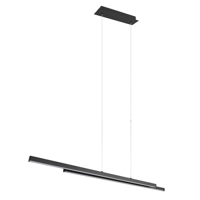 Lampada a sospensione moderna nera, Sangeeta, 22W, 3000K LED