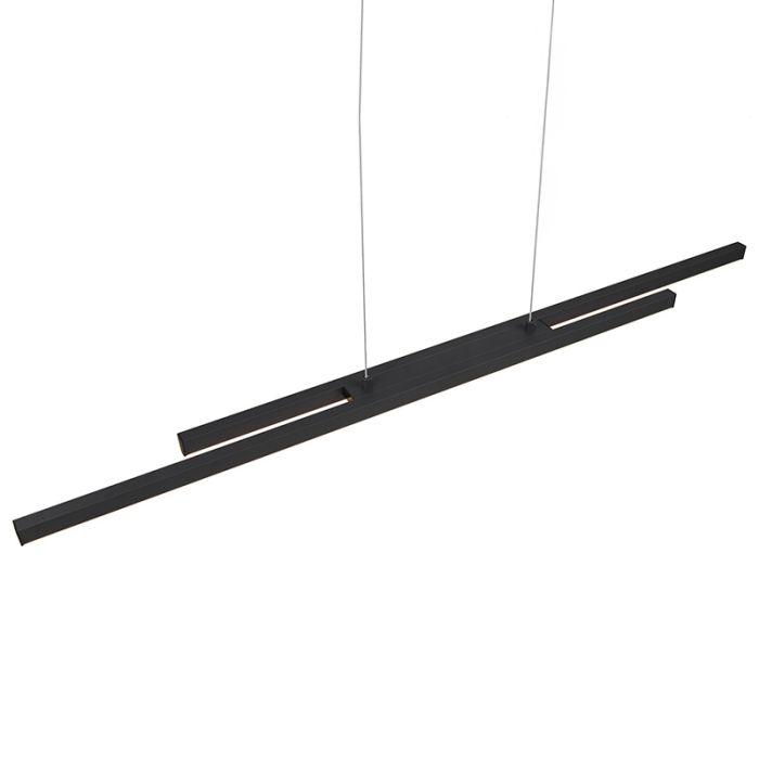 Lampada a sospensione moderna nera, Sangeeta, 22W, 3000K LED