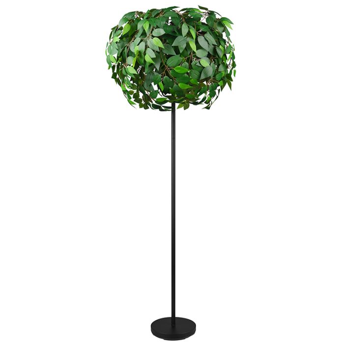 Lampada da terra design verde, Urwa, con interruttore