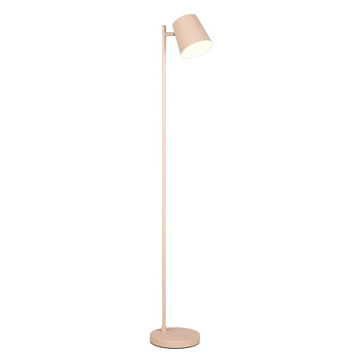 Lampada da terra ricaricabile marrone metallo, Suraya, 4,5W, 3000K LED, dimmer in 3 fasi