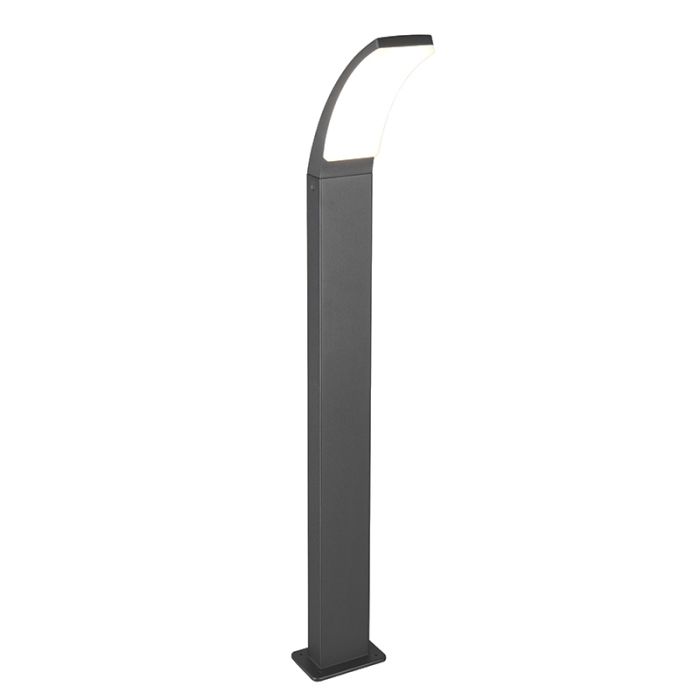Lampada da esterno moderna antracite, Popke, 12,5W, 4000K LED, IP44