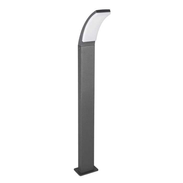Lampada da esterno moderna antracite, Popke, 12,5W, 4000K LED, IP44
