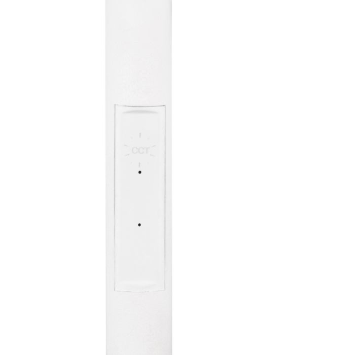 Lampada da terra moderna bianca, Shahid, 17W, bianco regolabile tra caldo e freddo LED, controllo touch