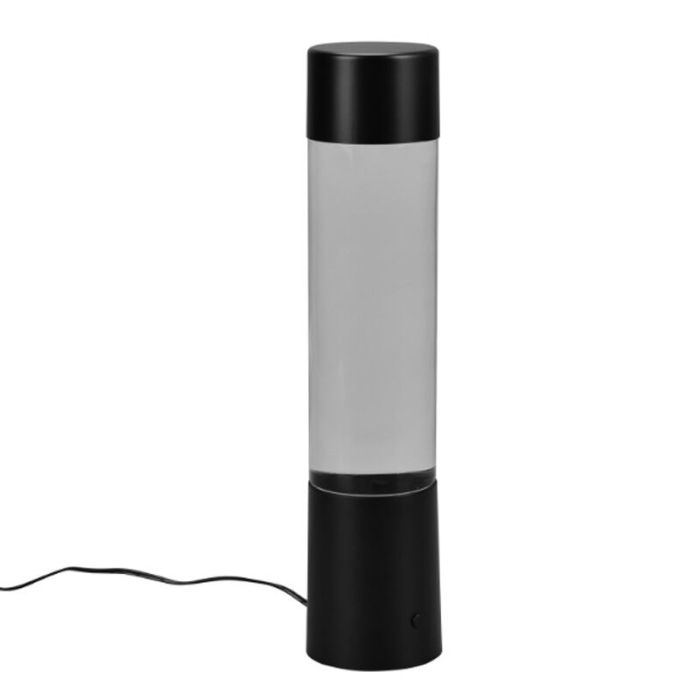 Lampada da tavolo moderna nera, Umar, 1W, RGB LED, con interruttore
