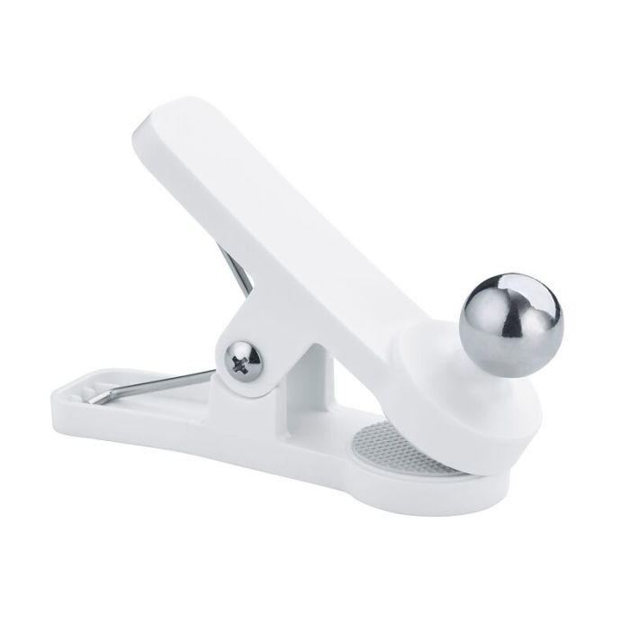 Lampada da tavolo bianca metallo, Remko, 2W, 3000K LED, controllo touch