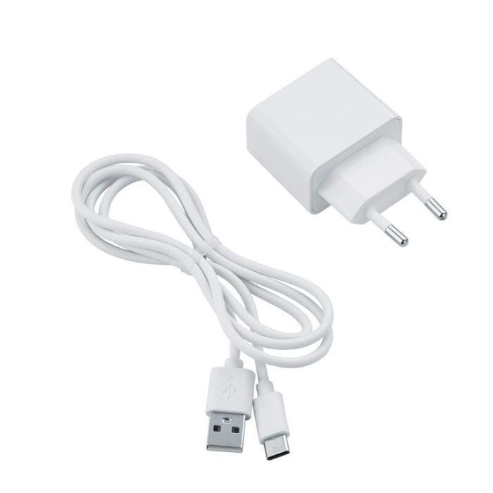 Lampada da tavolo bianca metallo, Remko, 2W, 3000K LED, controllo touch