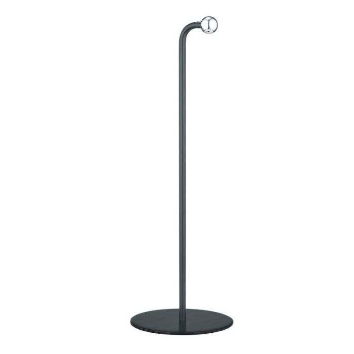 Lampada da tavolo nera metallo, Remko, 2W, 3000K LED, controllo touch